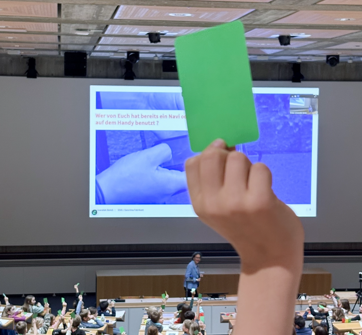 Bild aus der Vorlesung «Macht uns das Navi dumm?»